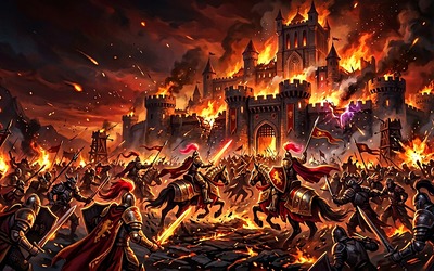 EmberGate Knights MMO oyunu — fantastik dünya